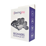 Kit de bondage para principiantes de Loving Joy, negro (8 piezas)