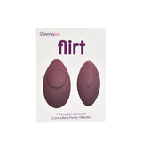 Loving Joy Flirt Ferngesteuerter, tragbarer Klitoris-Knicker-Vibrator mit 7 Funktionen
