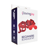 Loving Joy Beginner's Bondage Kit Red (8 Piece)