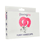 Loving Joy Furry Handcuffs Pink