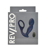 Masajeador de próstata de silicona con control remoto Rev-Pro