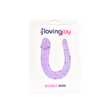 Loving Joy Doble Mini Dildo Púrpura