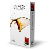 Glyde Ultra Cola Flavor Vegan Condones Paquete de 10