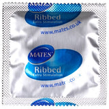 Mates Ribbed Condom BX144 Paquete clínico