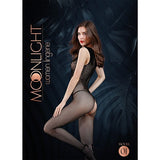 Moonlight Open Crotch Lace Bodystocking Black One Size